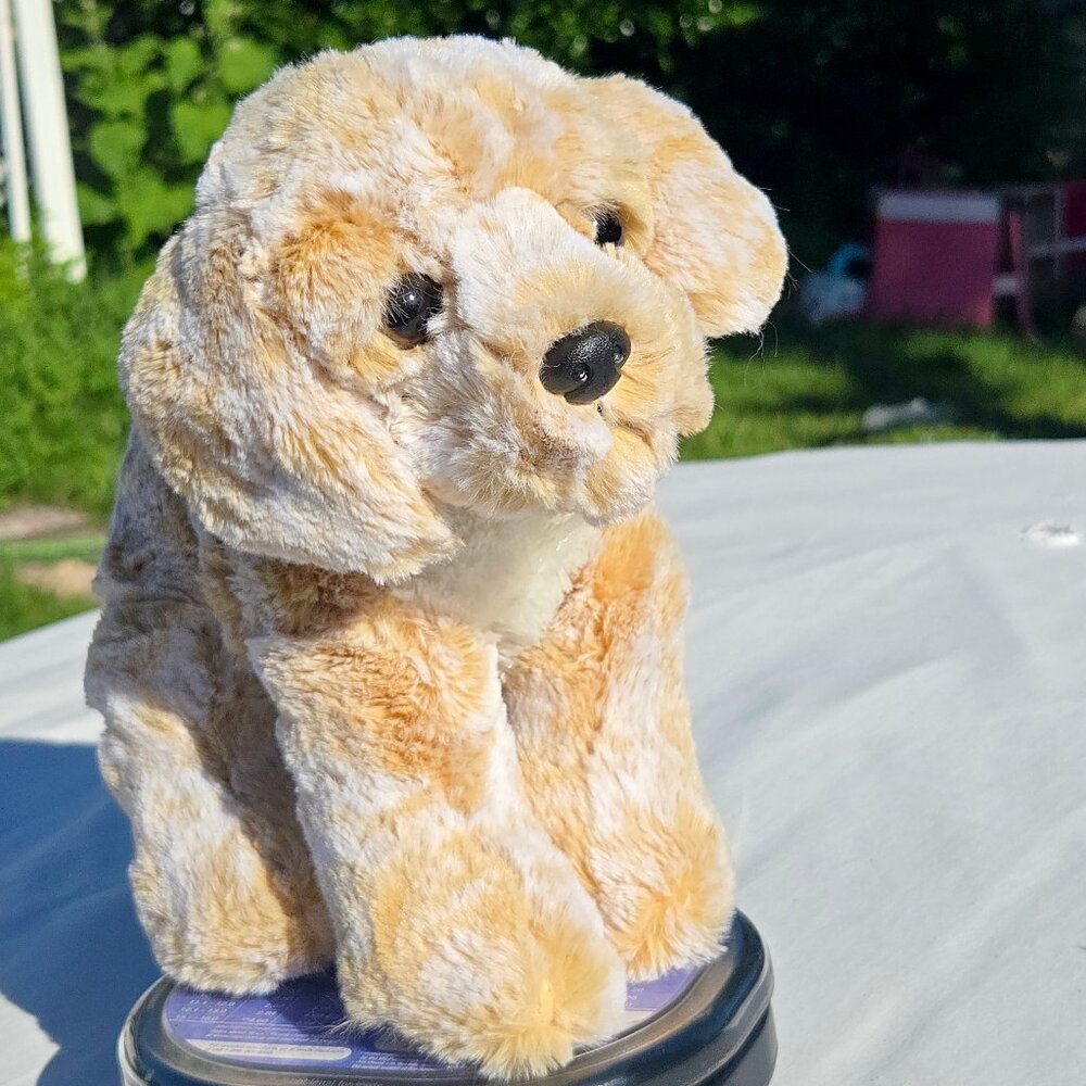 SOLD - Aurora Golden Labrador Retriever Puppy Dog Plush Lab 12 Inch Goldie